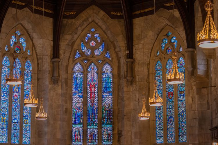 inside a church